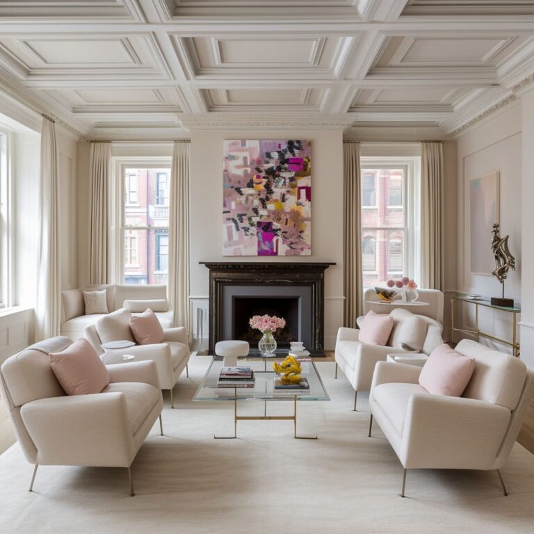 Modern Transitional Living Room Interior Design Ideas | FH