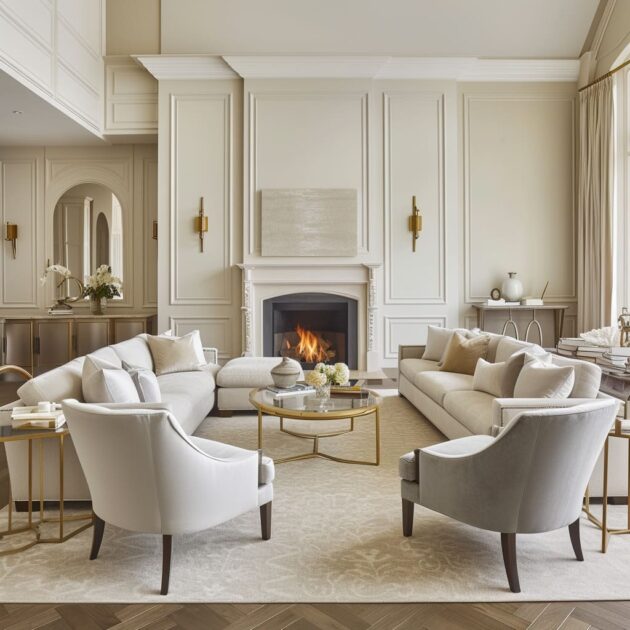 Classic Elegance: Timeless Living Room Interiors with Grace