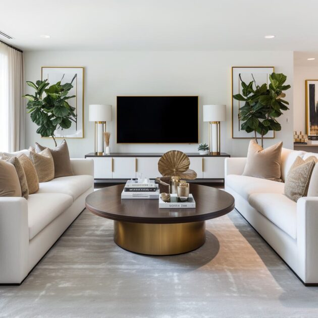 A Guide to Refined Modern Luxe Living Room Interior Design