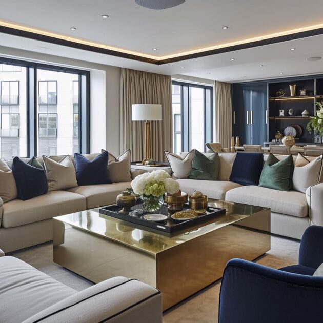 The Nuances of Bold Luxe Interior Design With Gold Finish