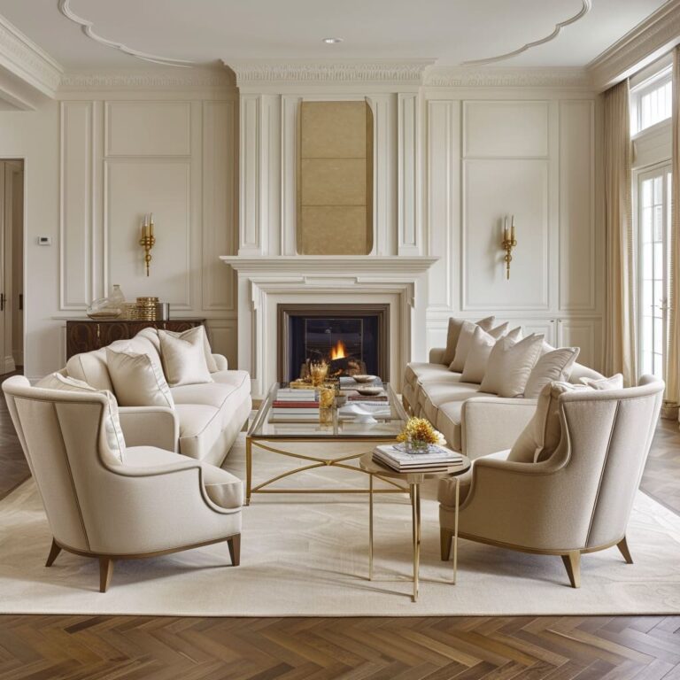 Classic Elegance: Timeless Living Room Interiors with Grace