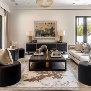 Designing Duality: Strength and Softness in Living Rooms