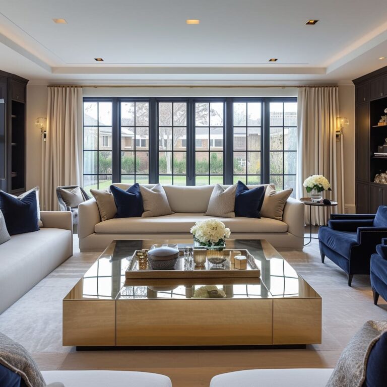 The Nuances of Bold Luxe Interior Design With Gold Finish