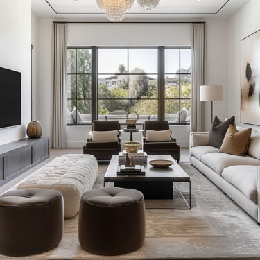 Designing Duality: Strength and Softness in Living Rooms