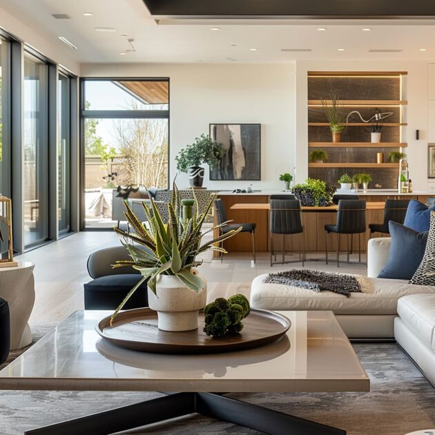 Living in Style: The Interplay of Space, Texture, and Comfort in Modern ...