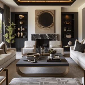 Bespoke Contemporary Luxury Living Room Interior Design | FH