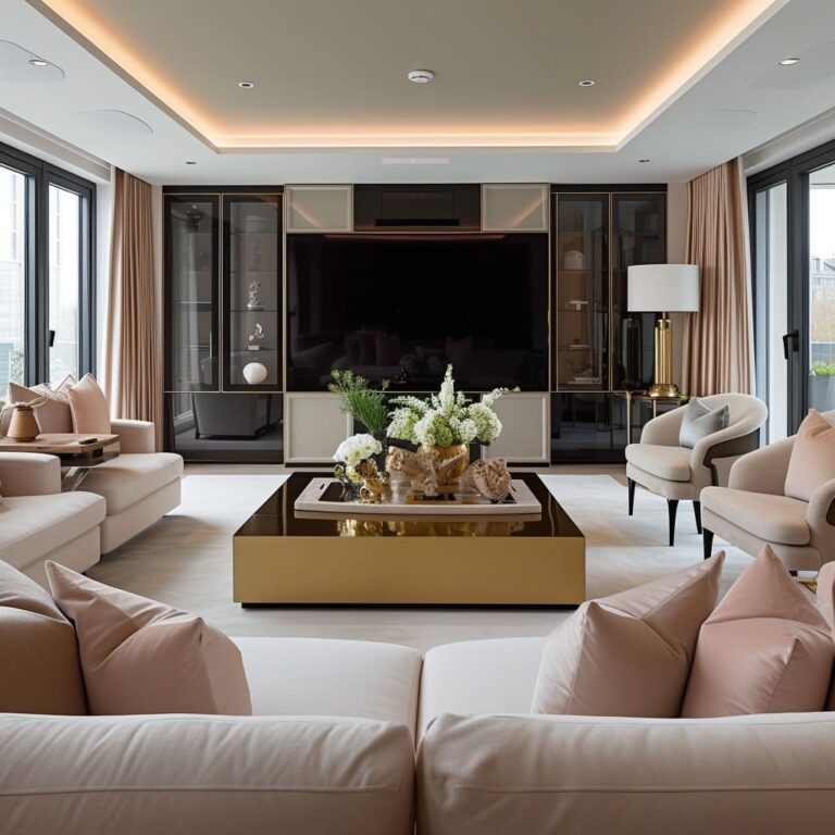 The Nuances of Bold Luxe Interior Design With Gold Finish