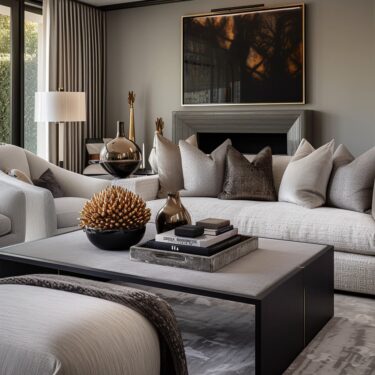 Modern Luxury: Gray Tones in Minimalist Interior Elegance