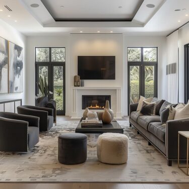 Designing Duality: Strength and Softness in Living Rooms