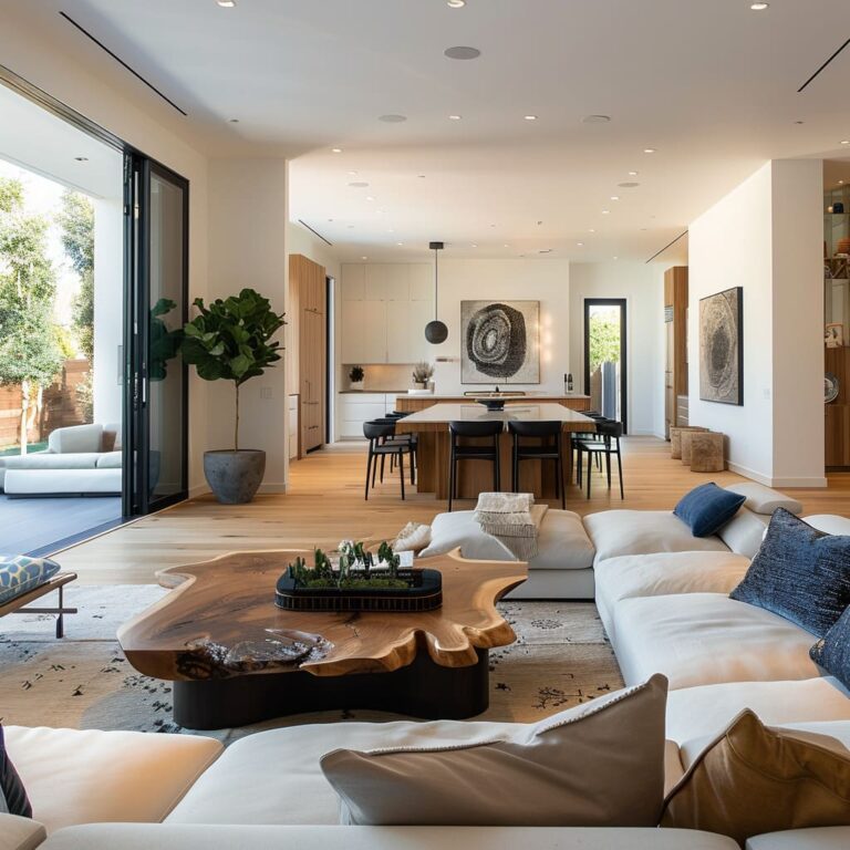 House Living Room Interiors with Openness and Light