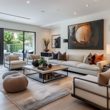 Contemporary Chic: Stylish and Functional Living Rooms