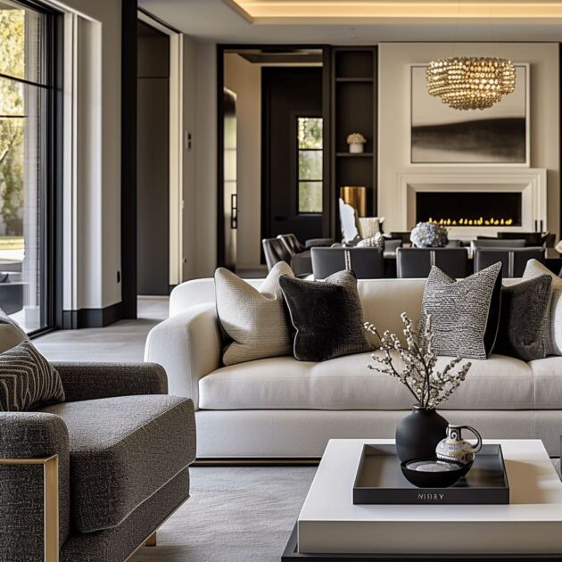 Bespoke Contemporary Luxury Living Room Interior Design | FH