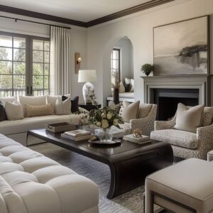 Timeless Transitions: Living Spaces of Elegance and Comfort