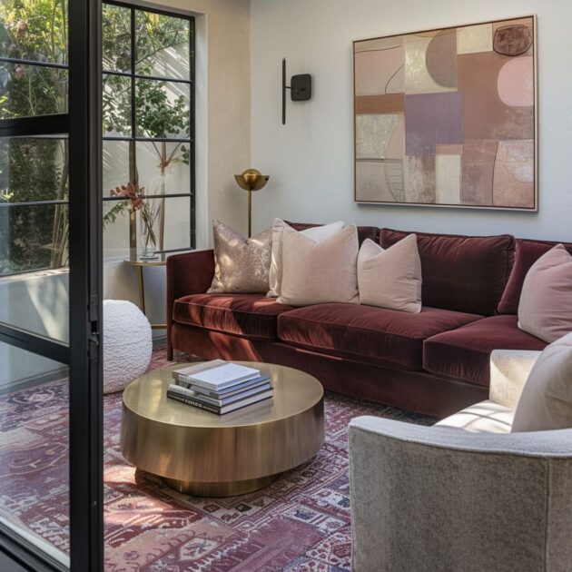Elegance Woven: The Interplay of Plush Fabrics and Lustrous Metals in ...