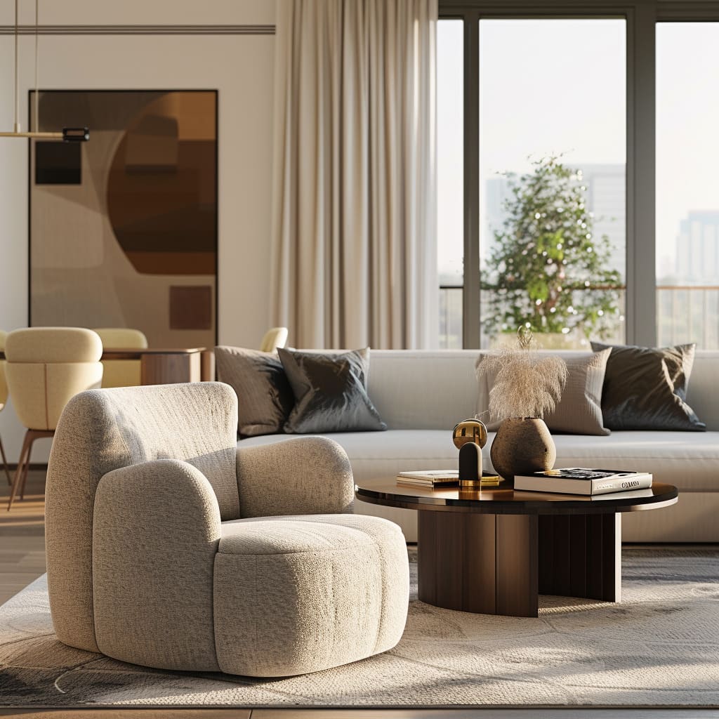 The open concept layout offers luxurious comfort, perfect for relaxing evenings