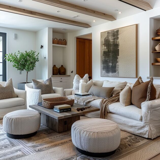 Contemporary Rustic Living Room Design Inspiration & Tips