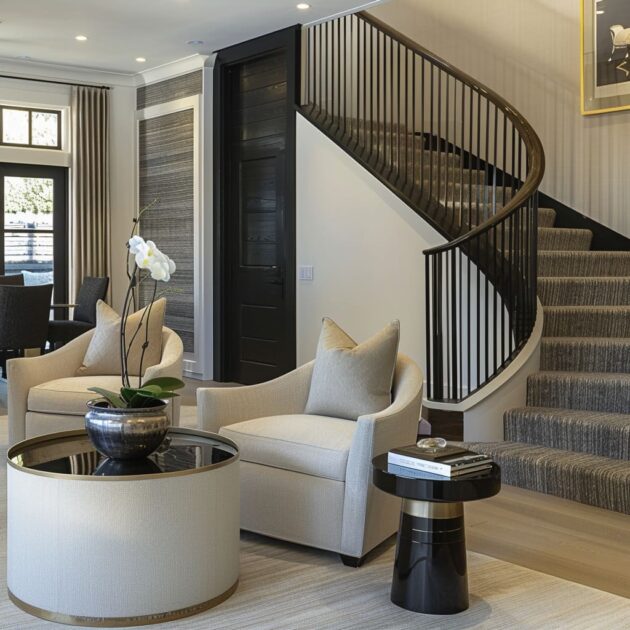 Architecture and Interior Design in 2-story House
