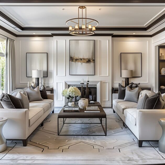 The Quiet Luxury of Transitional Living Room Interior Design