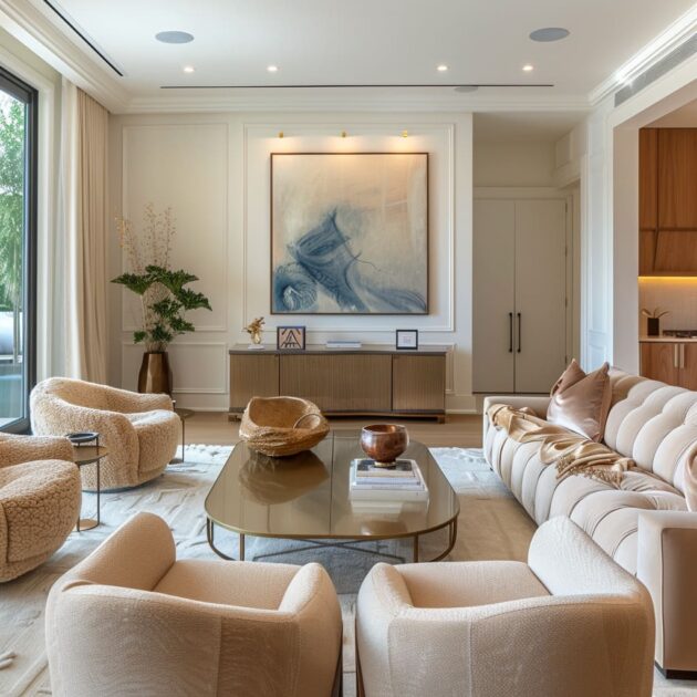 Contemporary Living Room Interiors with a Timeless Touch