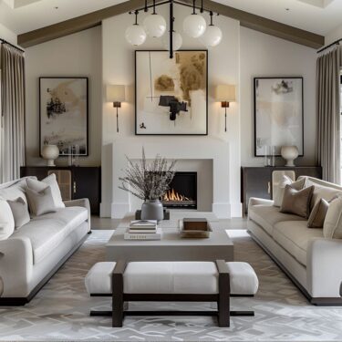 The Quiet Luxury of Transitional Living Room Interior Design