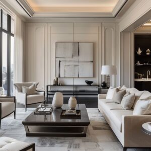 A Dive into Luxury Transitional Living Room Interior Design