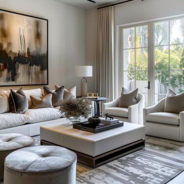 The Quiet Luxury of Transitional Living Room Interior Design