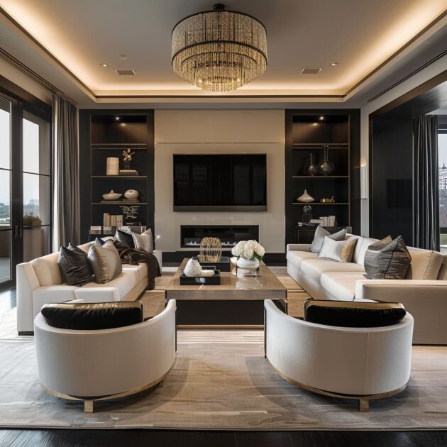 The Subtle Art of Upscale Living room Interior Design | FH