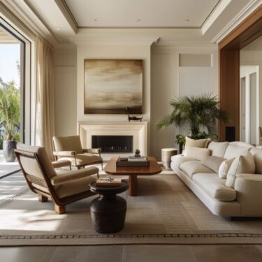 Contemporary Living Room Interiors with a Timeless Touch