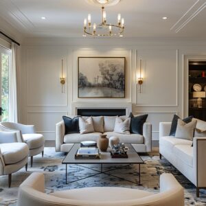 The Quiet Luxury of Transitional Living Room Interior Design