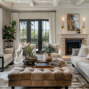 Ergonomics, Ambiance, and Continuity in Living Room Interior