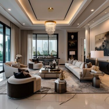 The Subtle Art of Upscale Living room Interior Design | FH