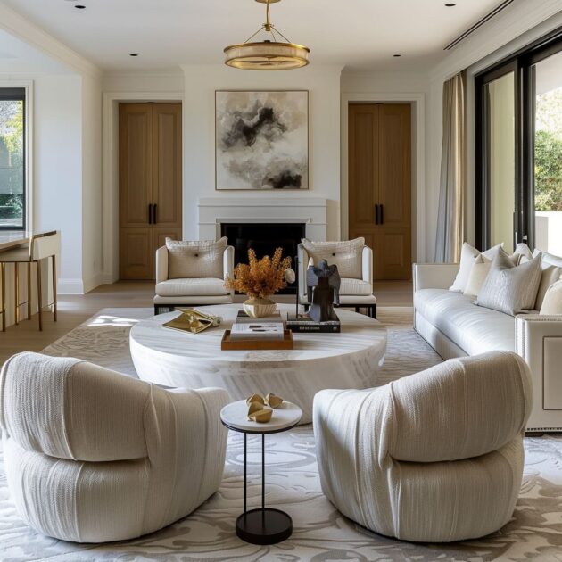 Contemporary Living Room Interiors with a Timeless Touch