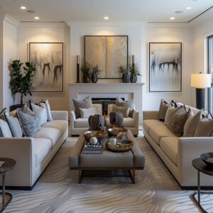 The Quiet Luxury of Transitional Living Room Interior Design