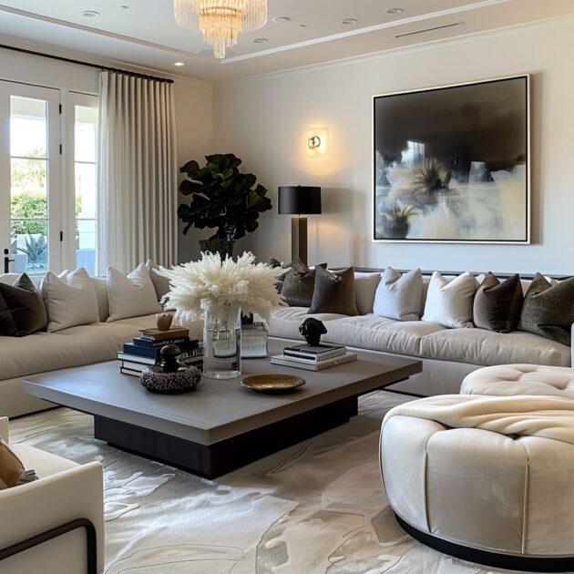 The Quiet Luxury of Transitional Living Room Interior Design