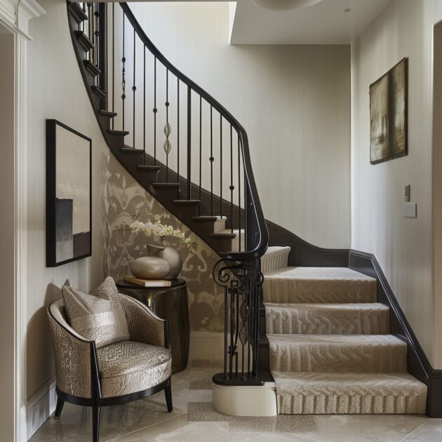 Architecture and Interior Design in 2-story House