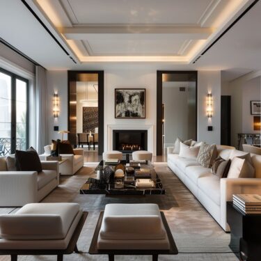 The Subtle Art of Upscale Living room Interior Design | FH