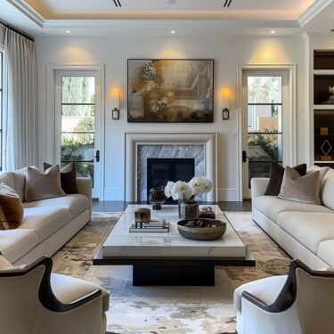 The Quiet Luxury of Transitional Living Room Interior Design