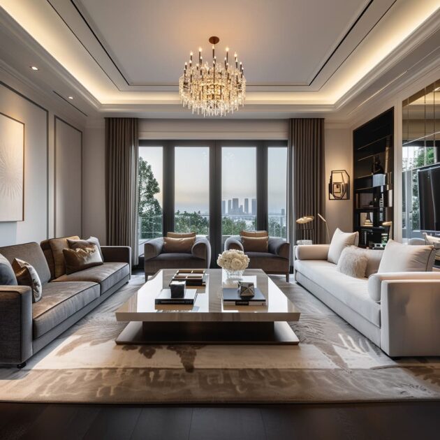 The Subtle Art of Upscale Living room Interior Design | FH