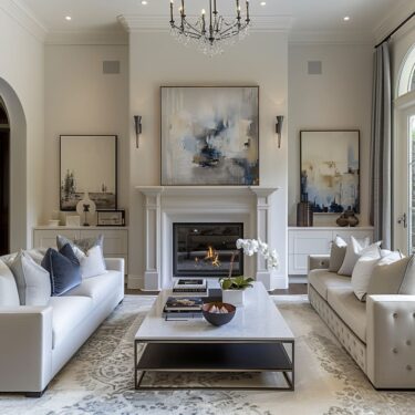 The Quiet Luxury of Transitional Living Room Interior Design