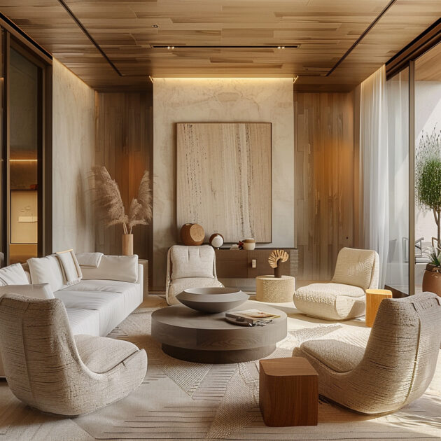 Picture of What materials are used in minimalist interior design?