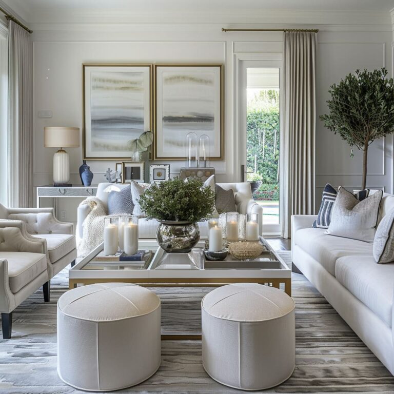 Designing a Cozy and Stylish Transitional Living Room | FH