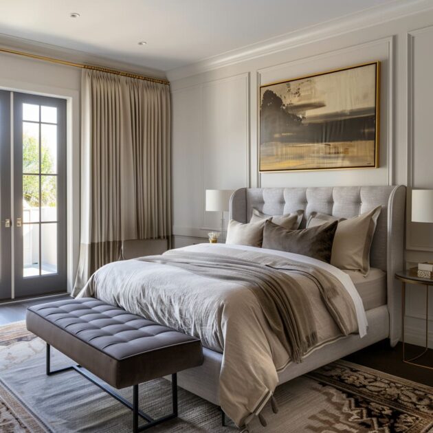 The Transitional Style Master Bedroom: Detailed Design Guide