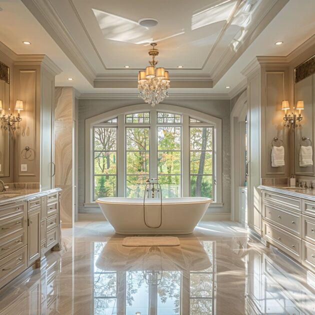 How To Make Transitional Style Bathroom Interior Design