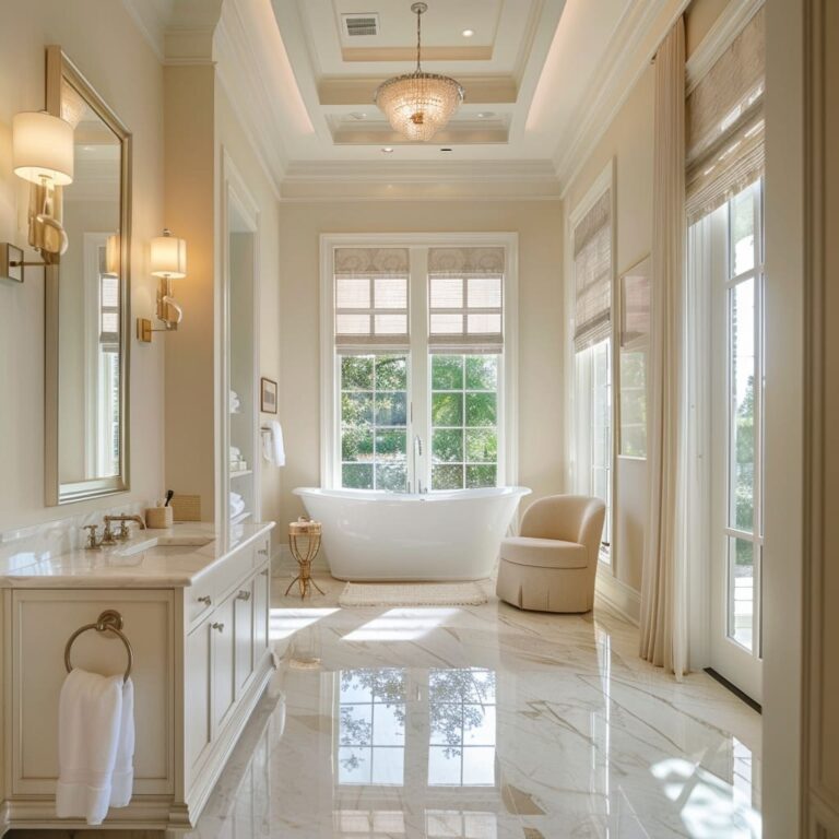How To Make Transitional Style Bathroom Interior Design