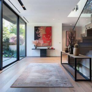 Modern House: A Study of Visual Zones and Structural Elements in Interior Design