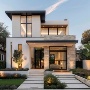 Architectural Elements of Modern American Homes: An Analytical Overview