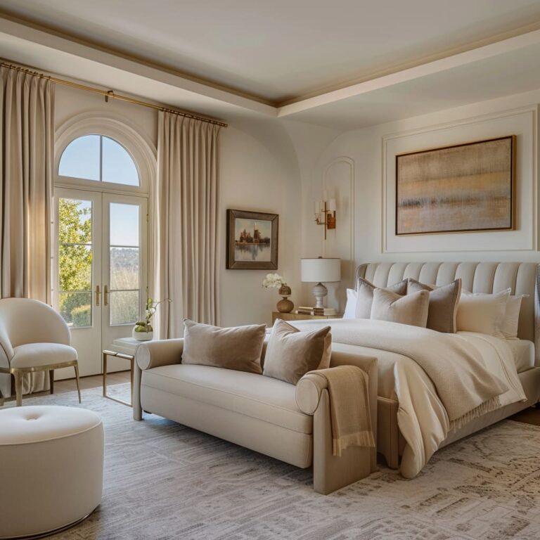 The Transitional Style Master Bedroom: Detailed Design Guide