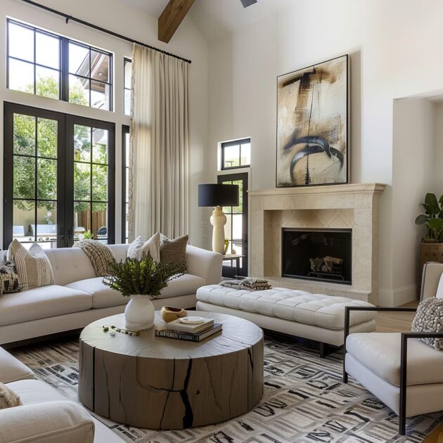 Timeless Living Room: A Modern Take on Classic Comfort