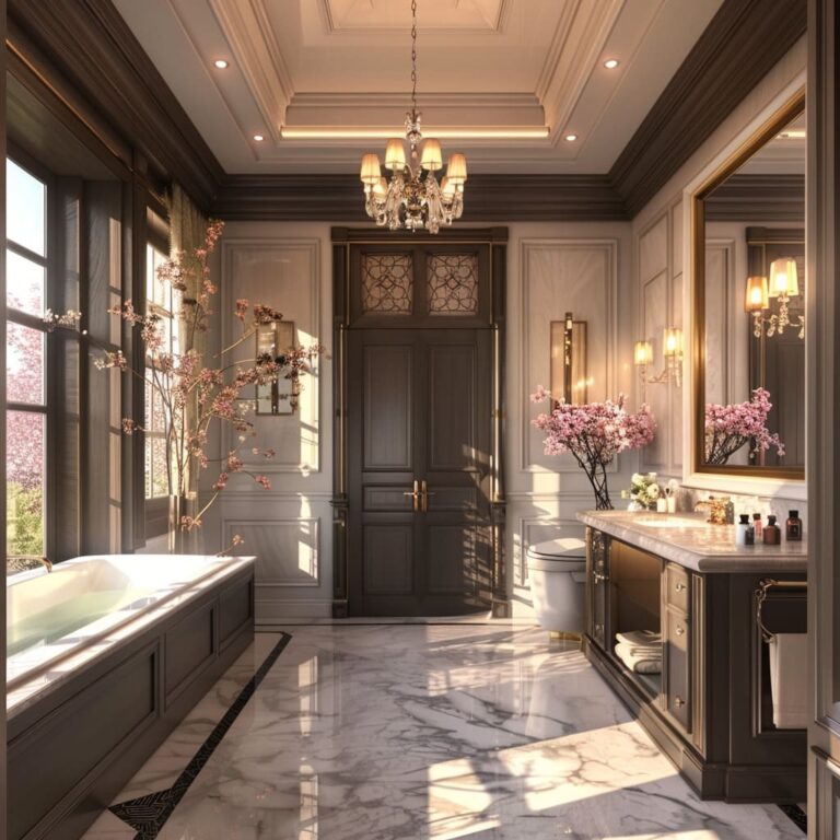 How To Make Transitional Style Bathroom Interior Design