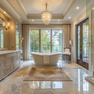 Mastering Contemporary Transitional Style in the Bathroom: A Guide to Designing Practical and Beautiful Spaces